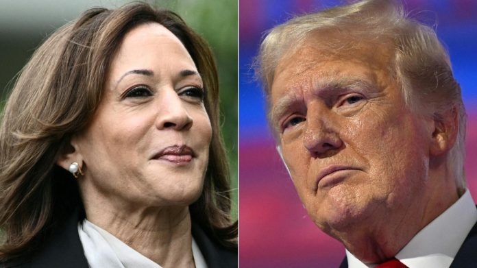 Présidentielle américaine: à trois semaines du scrutin, Harris et Trump au coude-à-coude dans deux États clés